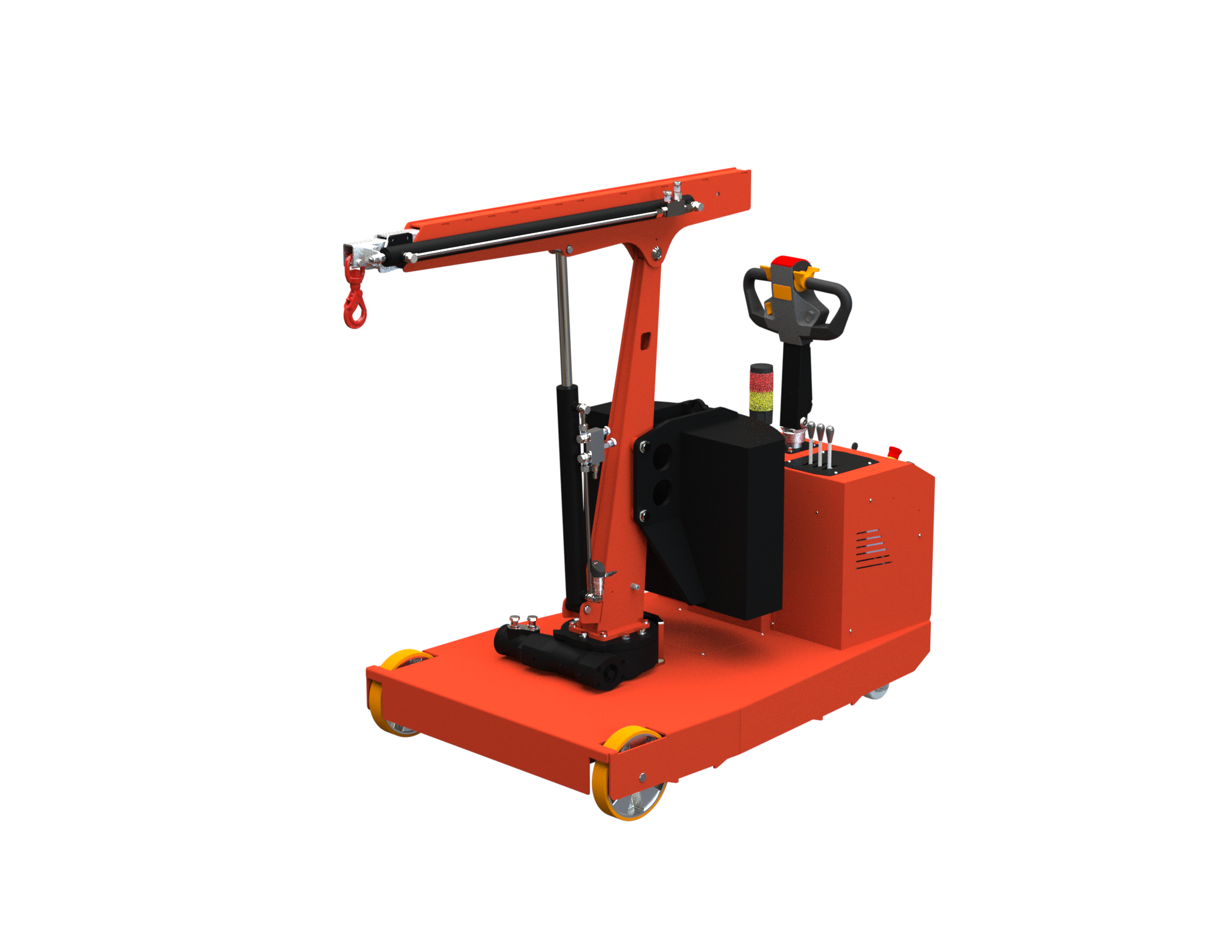 FLEX G1000DBR MOTORIZED SWIVEL CRANE WITH RADIO CONTROL AND CAPACITY 1,000 KG